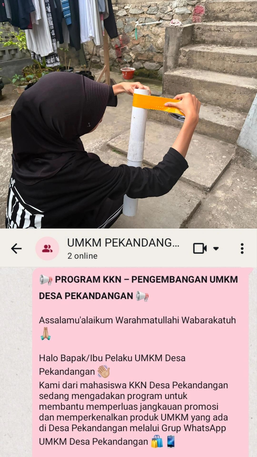 Pelaksanaan Program Kerja Bidang Lingkungan dan Ekonomi