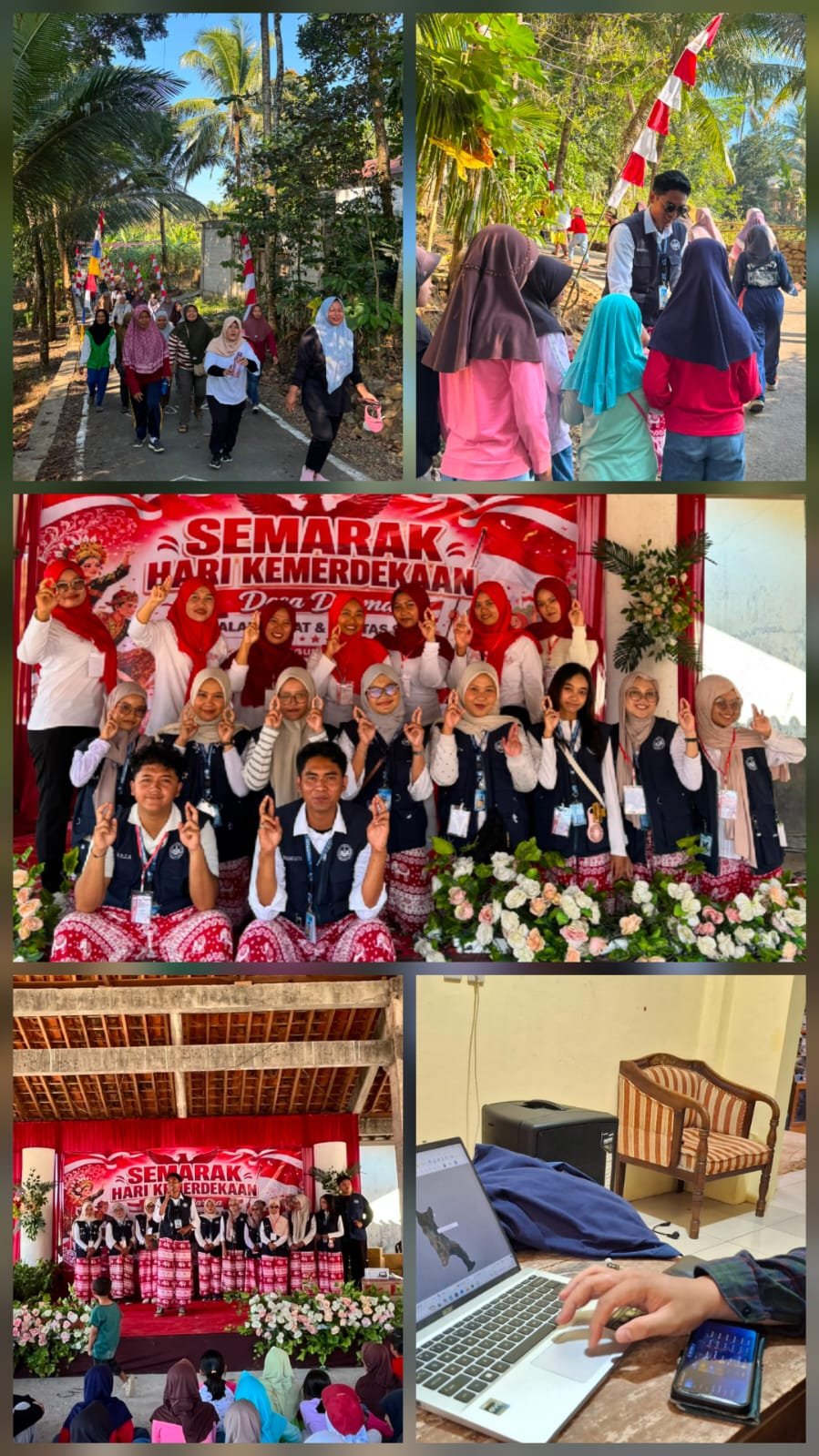 Semarak Hari Kemerdekaan HUT RI ke-81 Desa Darma dan Pembuatan Peta Potensi Wilayah Desa