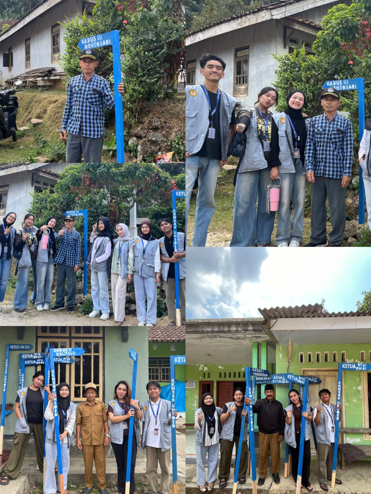 Pemasangan Plang Penunjuk Arah