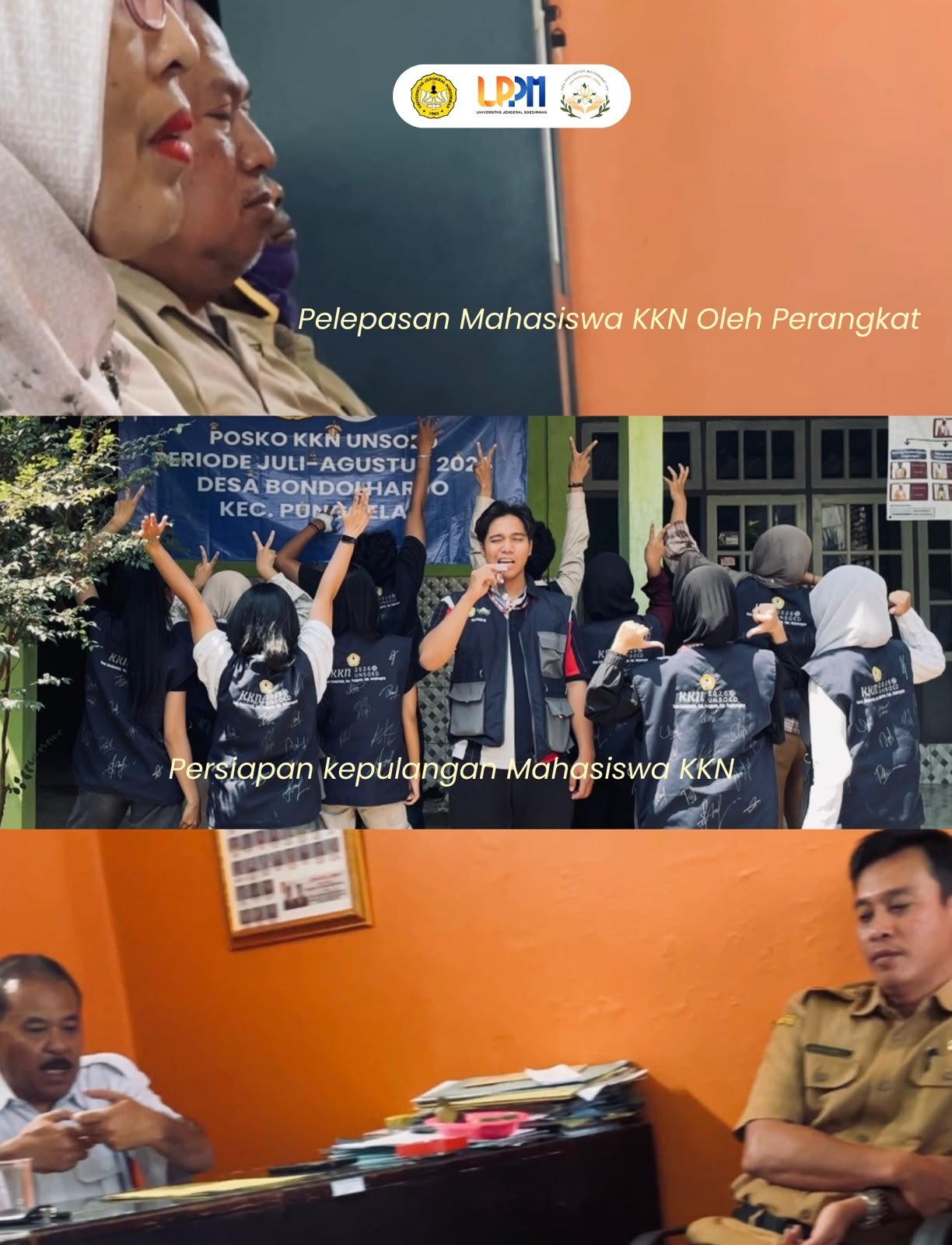 Pelepasan Mahasiswa KKN oleh Perangkat Desa dan Persiapan Kepulangan Mahasiswa KKN