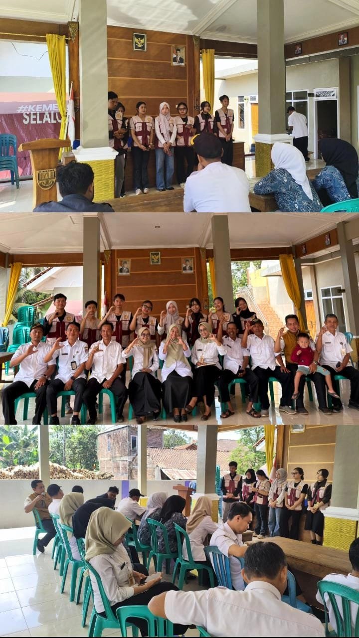 PELAPORAN HARI KE-35 KKN LITERASI KELOMPOK 45 DESA CIBEUNYING