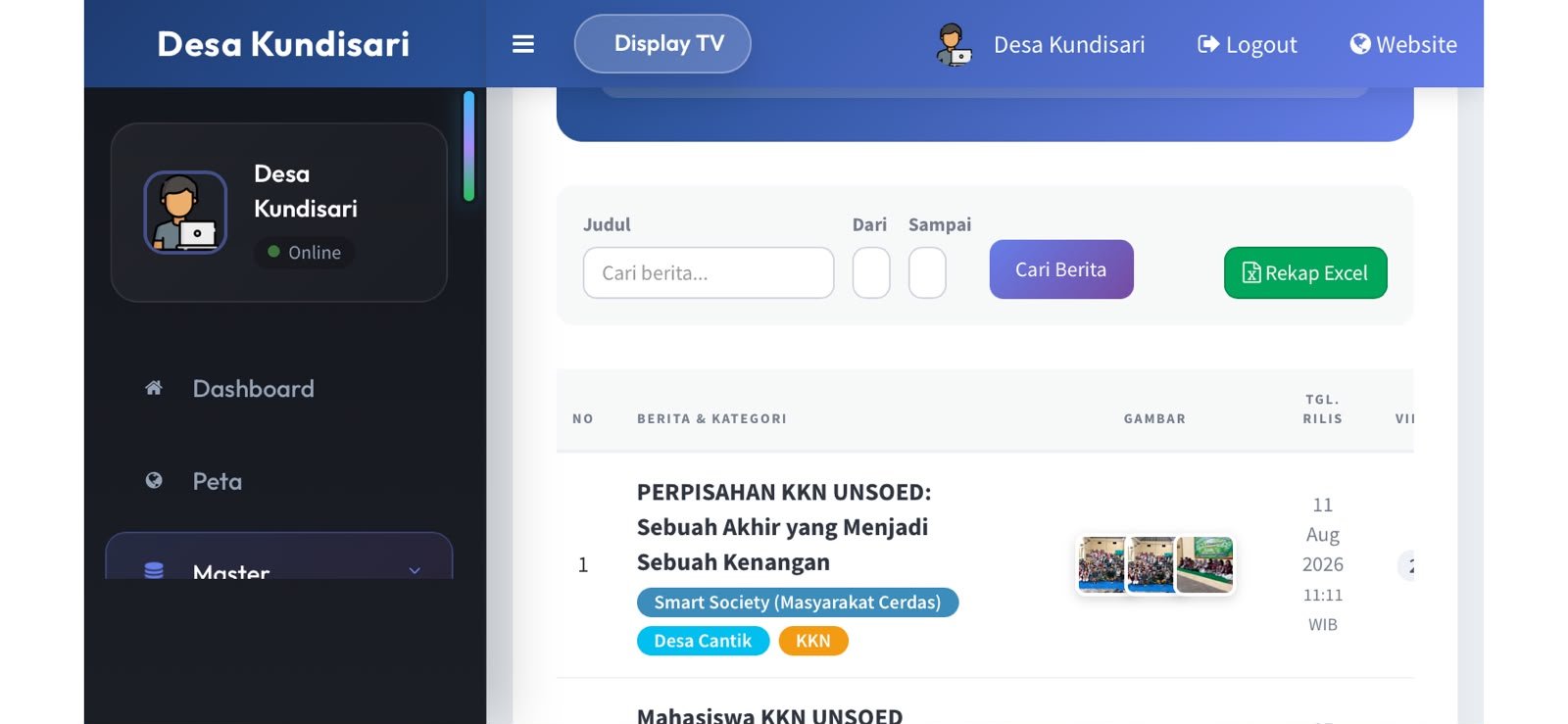 Pengelolaan Website
